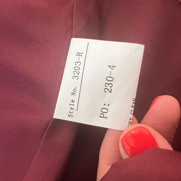 Revelry Thea tulle bridesmaid dress in Cabernet size 16 - Picture 12 of 15